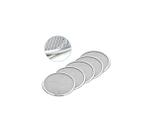 Tela Para Pizza Brotinho 20 cm Redonda Em Alumínio Reforçado Kit 5 Peças Tela Para Pizza Brotinho 20 cm Redonda Em Alumínio Reforçado Kit 5 Peças