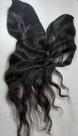 Tela para ponto americano cabelo humano liso ondulado 65cm um metro 80g Tela para ponto americano cabelo humano liso ondulado 65cm um metro 80g