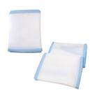 Tela Protetor Respiravel De Berço Baby Deluxe Azul Maior Circulação De Ar com fechos laterais protecao para o bebe Chá De Bebe Revelação 29cmx1,40m