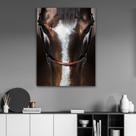 Tela Quadro Decorativo p para Sala Quarto Hall Cavalo face 90x60