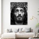 Tela Quadro Decorativo p para Sala Quarto Hall Jesus Coroa religioso 90x60
