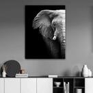 Tela Quadro Decorativo Para sala Elefante Luxo Fundo Parareto 60x40 Quadro Quarto Hall Cozinha