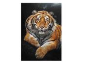 Tela Quadro Grande Decorativo p para Sala Quarto Hall Tigre Luxo 90x60