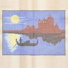 Tela Riscada para Bordar 58 x 41cm - 11264