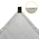 Tela Shade Sombreamento Toldo Cinza 90 4x1 Acabamento