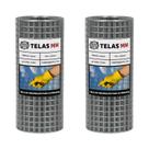 Tela Soldada 25mm Portões Pets Jardim 5,00mX0,50m 2 Rolos Tela Soldada 25mm Portões Pets Jardim 5,00mX0,50m 2 Rolos