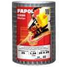 Tela Soldada Fapol Malha 25x25mm Fio 1,24mm 0,50x25Mt Morlan