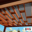 Tela Sombreamento 90% Cobertura Pergolado Decorativo Cinza Metro Linear Por 5m