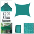 Tela Sombreamento Solar Shade 2x2m Verde Com Kit Instalação