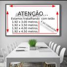 Tela telao projeção 180 polegadas profissional (lona) 1,92 x 3,00