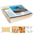 Tela toldo shade sombreamento sombralux 4x3 areia