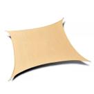 Tela Toldo Sombreamento UV Solar Quadrada Areia 3x3