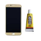 Tela Touch Display Lcd Para Moto G5s Plus Dourado + Cola 3Ml