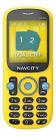 Telefone Celular Com Tela Colorida Navcity NP-325 - Amarelo Com Calculadora E Lanterna Integrada