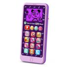 Telefone com emoji Toy LeapFrog Chat and Count roxo para criança
