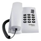 Telefone com Fio Intelbras Mesa e Parede Pleno Cinza Ártico Fixo 493392