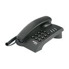 Telefone com fio pleno preto