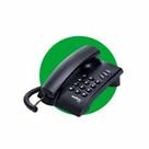 telefone com fio pleno preto intelbras