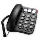 Telefone de mesa WUCOHATI com botões grandes, discagem rápida e viva-voz Telefone de mesa WUCOHATI com botões grandes, discagem rápida e viva-voz