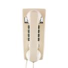 Telefone de parede com fio X-Hanson vintage bege com campainha alta