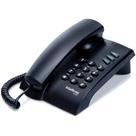 Telefone Fixo com Fio Intelbras Pleno Sem Chave 3 Funções Preto Grafite