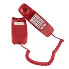 Telefone fixo IsoHo Phones Telefone de parede vintage vermelho carmesim