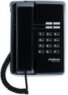 Telefone Fixo Linha de Mesa Parede Aparelho Telefônico Intelbras Preto