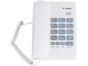Telefone Fixo Mesa Com Fio Ibratele Cor branco Numero Grande