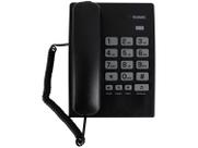 Telefone Fixo Mesa Com Fio Ibratele Cor Preto Numero Grande