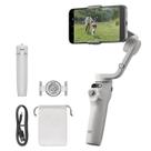Telefone Gimbal DJI Osmo Mobile 6 de 3 eixos com rastreamento de objetos cinza