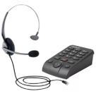 Telefone Headset Intelbra Hsb 40 Base Discadora Telemarketing Profissional Call Center Com fio