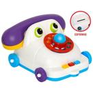 Telefone Infantil Brinquedo Educativo Para Bebe Com Cofrinho Cor:branco Telefone Infantil Brinquedo Educativo Para Bebe Com Cofrinho Cor:branco