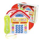 Telefone Infantil Brinquedo Musical Didatico Interativo Casa Divertida Com Luz E Som Bebe Kizumba