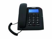 Telefone Intelbras Com Fio Tc60 Id Preto Identificar Chamada
