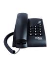 Telefone Intelbras Pleno Preto Sem Chave Com Fio 4080051 Telefone Intelbras Pleno Preto Sem Chave Com Fio 4080051