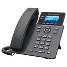 Telefone IP Grandstream, Visor LCD, 4 contas SIP, 2 Linhas, POE, Preto - GRP2602G