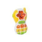 Telefone Musical - Mobile Phone amarelo e branco - SL256 HONGYAO