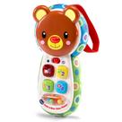 Telefone para bebês VTech Peek-a-Bear com espelho, músicas e luzes Telefone para bebês VTech Peek-a-Bear com espelho, músicas e luzes