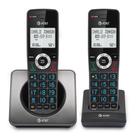 Telefone residencial sem fio AT&T GL2101-2 DECT 6.0 com 2 aparelhos com bloco de chamadas Telefone residencial sem fio AT&T GL2101-2 DECT 6.0 com 2 aparelhos com bloco de chamadas