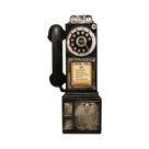Telefone Rotativo De Resina Vintage Para Montagem Em Parede, Ornamento De Cabine Telefônica Antiga, Telefone Rotativo De Resina Vintage Para Montagem Em Parede, Ornamento De Cabine Telefônica Antiga,