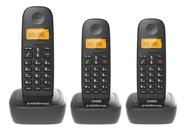 Telefone S Fio Com 2 Ramais Intelbras Longo Alcance Bivol Bina