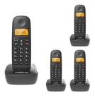 Telefone S Fio Com 3 Ramais Intelbras Longo Alcance Bivol Bina