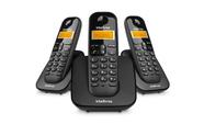 Telefone s/ fio ts 3113 c/ id c/ 02 ramais adicionais - preto