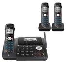 Telefone sem fio AT&T TL88102BK DECT 6.0 2 linhas com sistema de atendimento