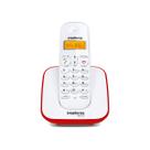 Telefone sem Fio Digital TS 3110 Branco com Vermelho Intelbras