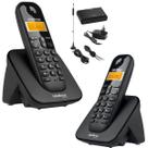 Telefone Sem Fio e Ramal Intelbras Entrada Chip Celular 3G