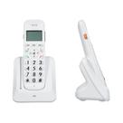 Telefone Sem Fio Expansível Com LCD De 1.8 Polegadas, Display De 3 Linhas, 5 Monofones, 13 Teclas De
