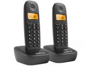 Telefone sem Fio Intelbras 4122512 TS 2512 Preto DECT 6.0 com 01 Ramal e Identificador