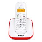 Telefone Sem Fio Intelbras Branco com Vermelho - TS 3110