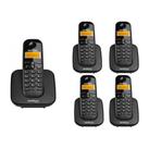 Telefone Sem Fio Intelbras Com 4 Ramais E Bina Identificado